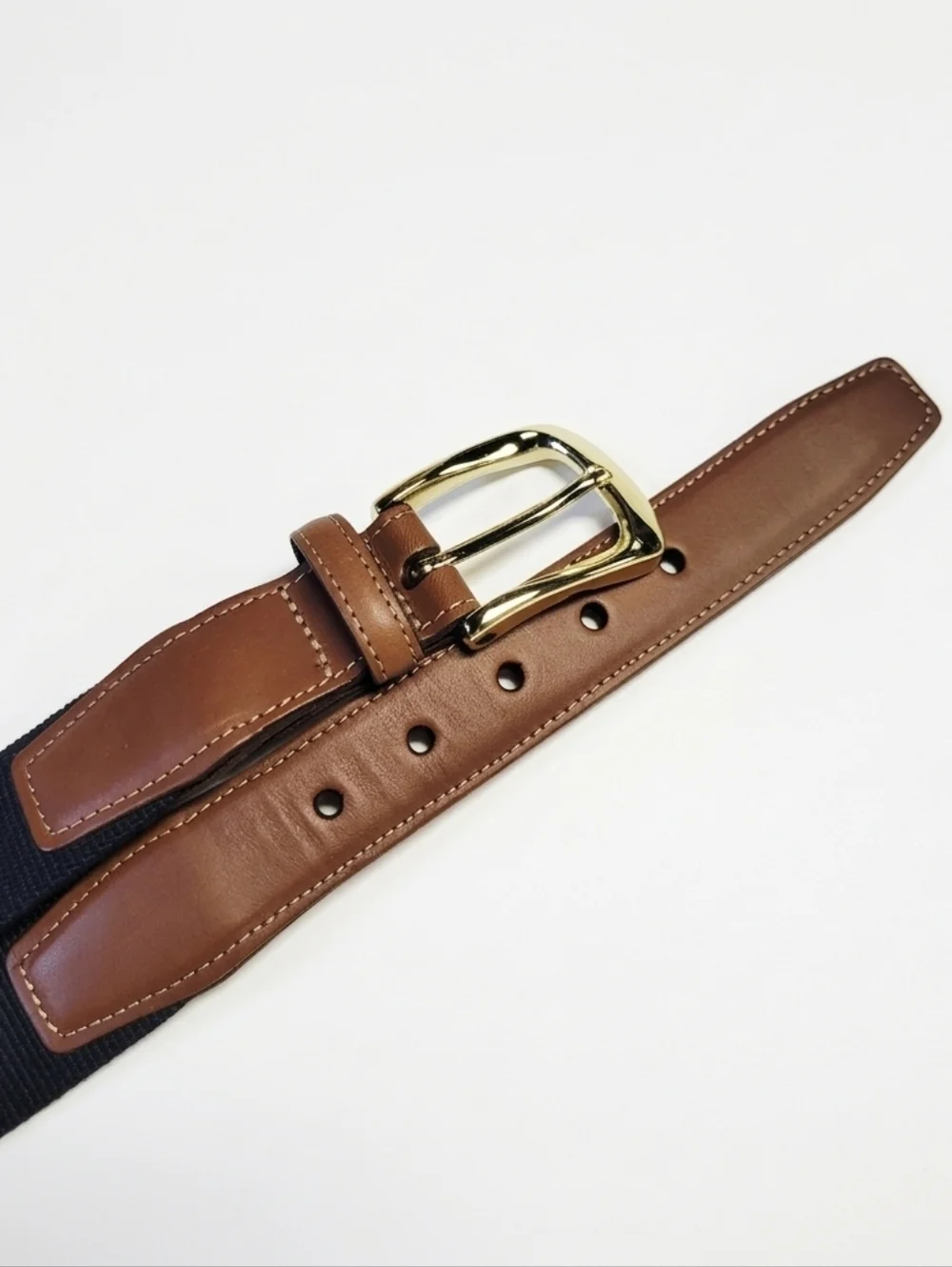 Torino Leather Co. Men's Belt Size 42 Made in USA Italian Genuine Leather